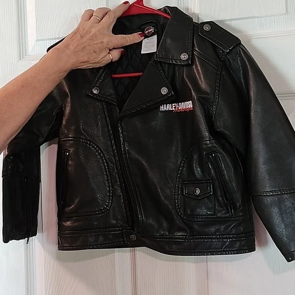 kids Harley Davidson leather coats - Picture 1 of 3